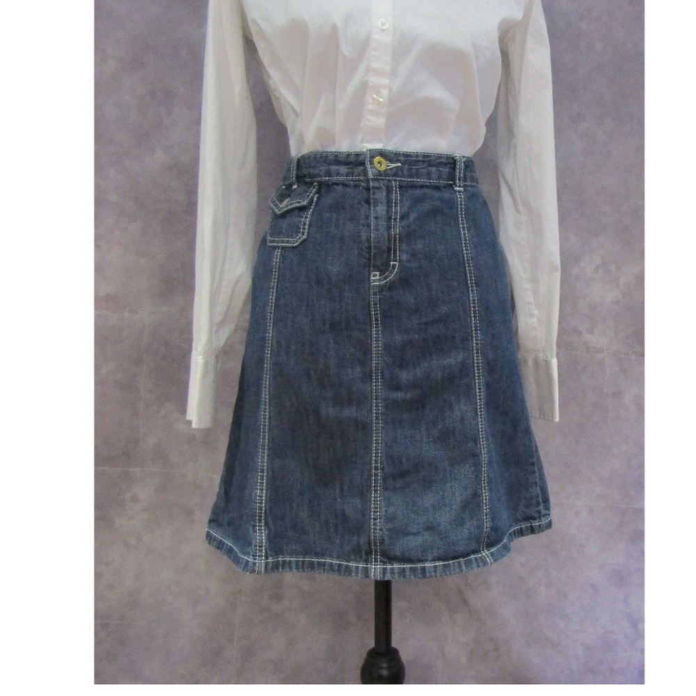 Tommy Hilfiger Blue Jean Denim Skirt Size 8P